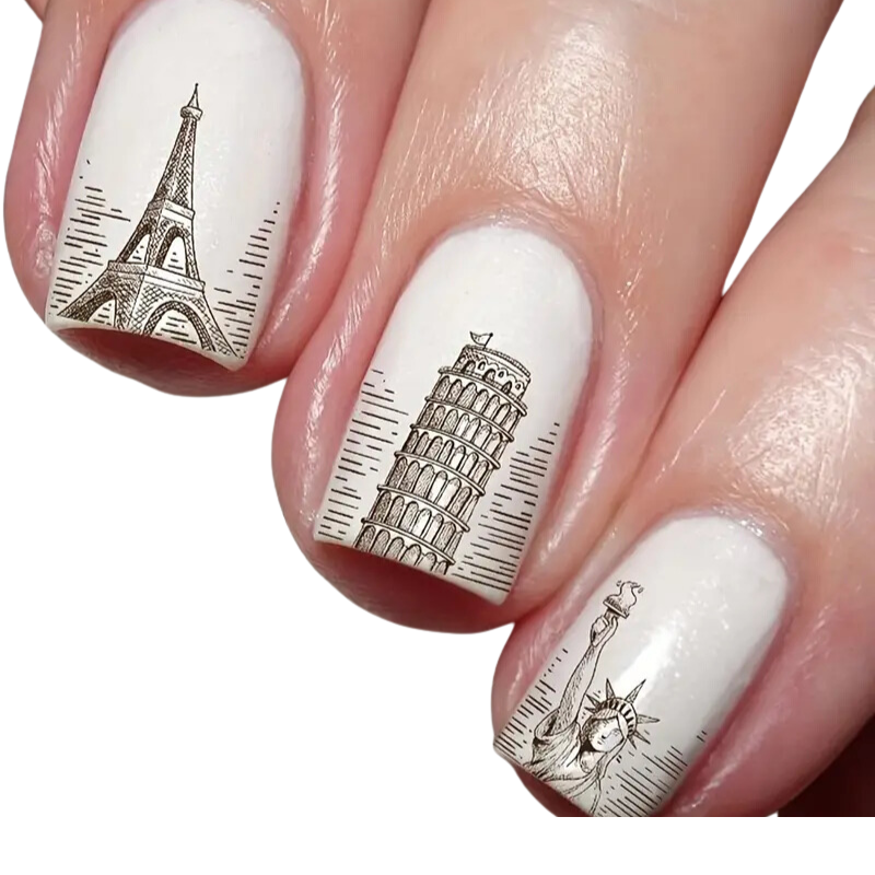 Around the World Nails