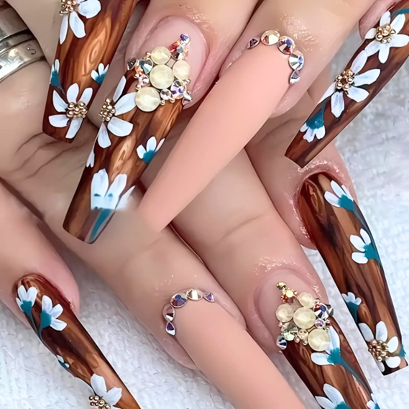 Cocoa Blush Nails