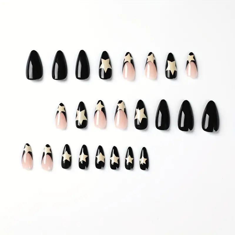 Starlit Tip Nails