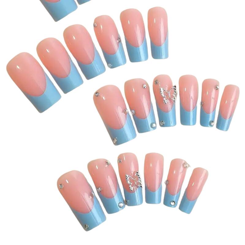 Butterfly Bling Nails