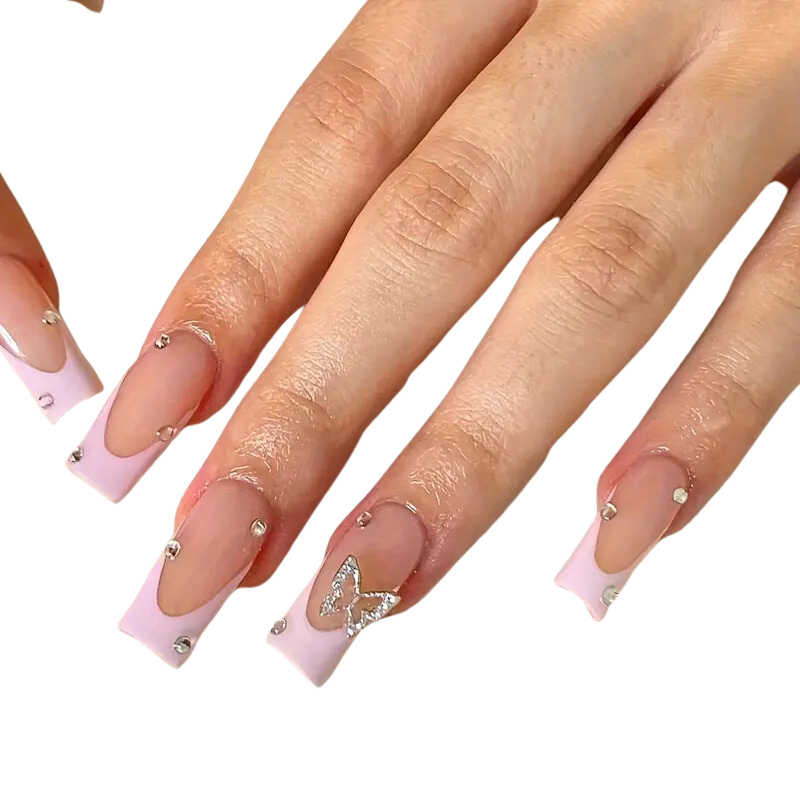 Butterfly Bling Nails