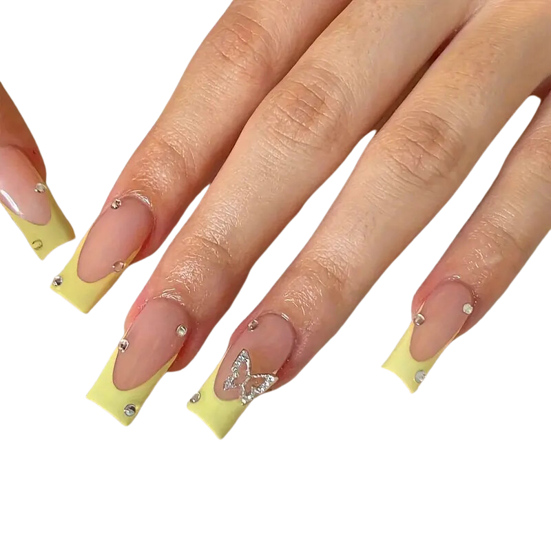 Butterfly Bling Nails