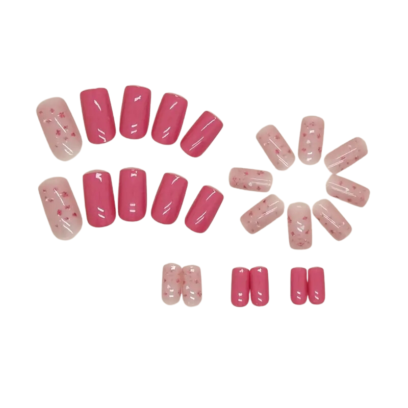 Pink Pop Rocks Nails