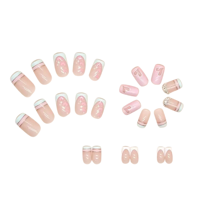 Sweetheart Mix Nails