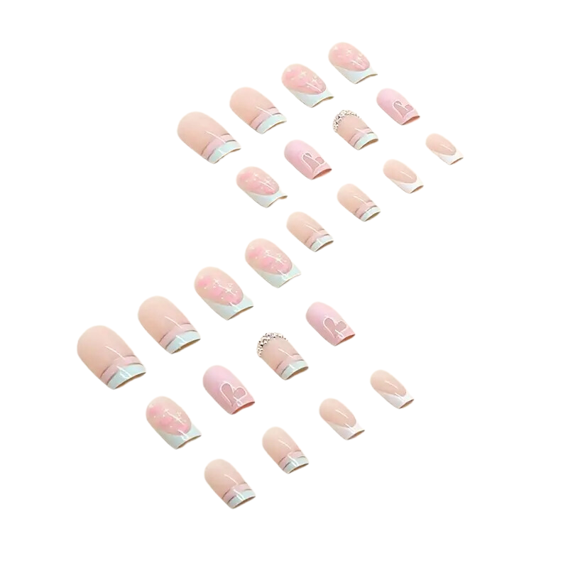 Sweetheart Mix Nails