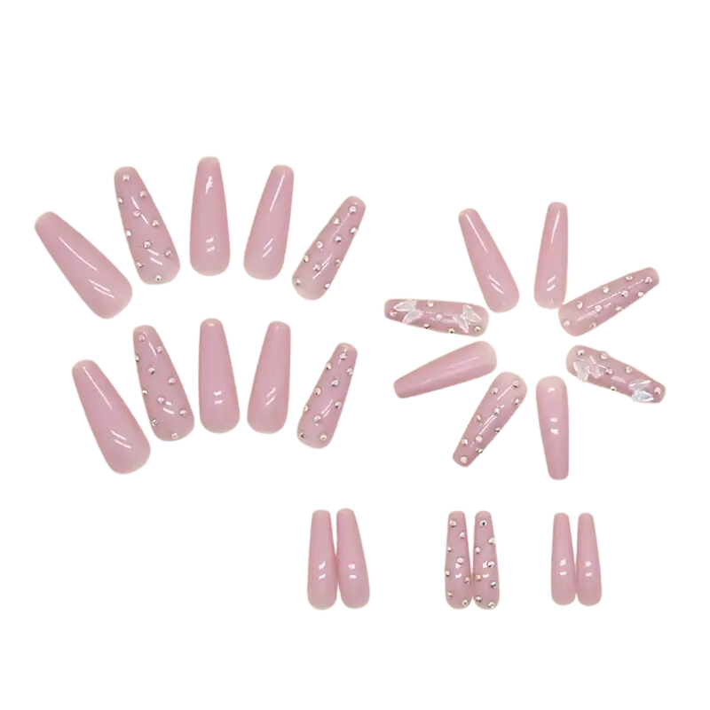 Royal Flutter Nails