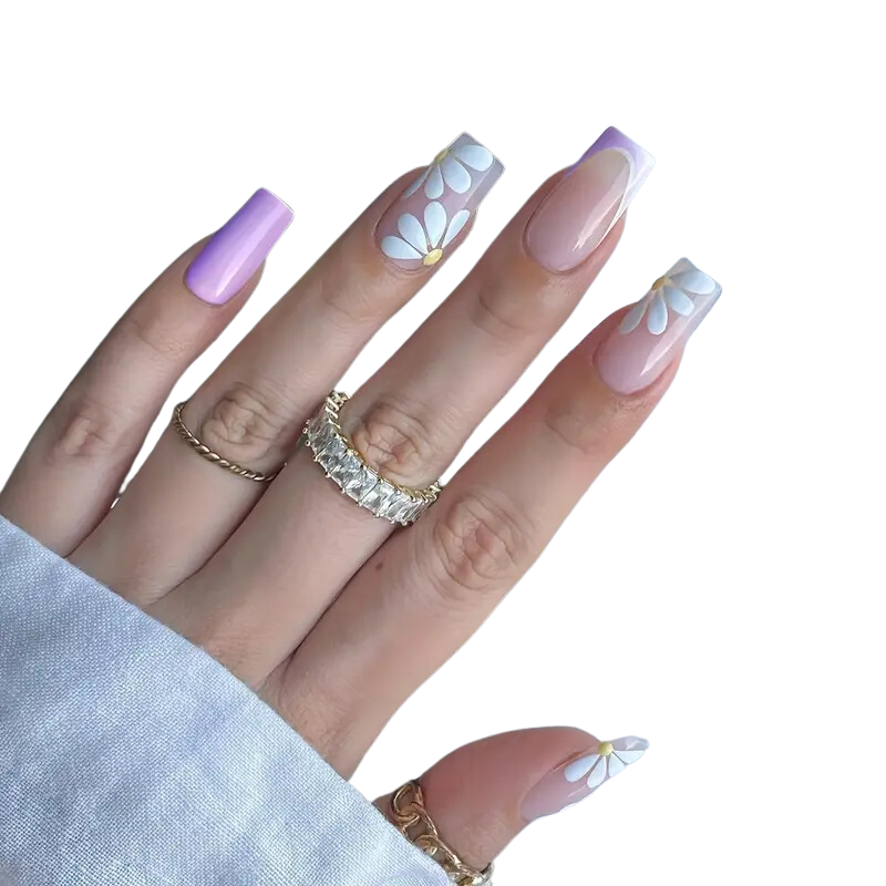 Lilac Bloom Nails
