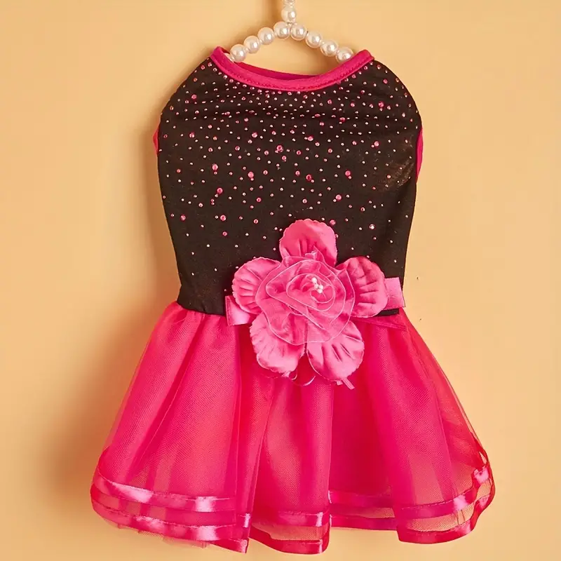Hot Pink Polka Dot Dress