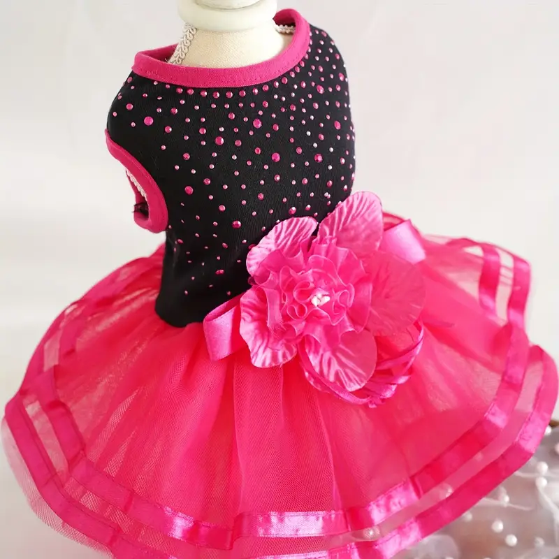 Hot Pink Polka Dot Dress