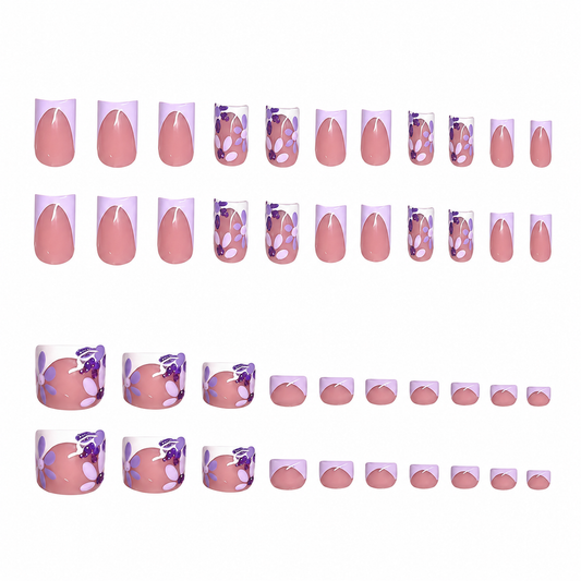 Lavender Life Matching Nail & Toe Set