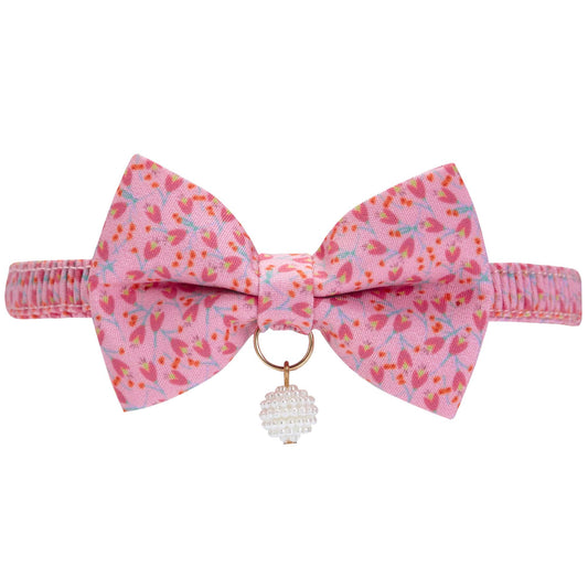 Tulip Cat Collar with Pearl