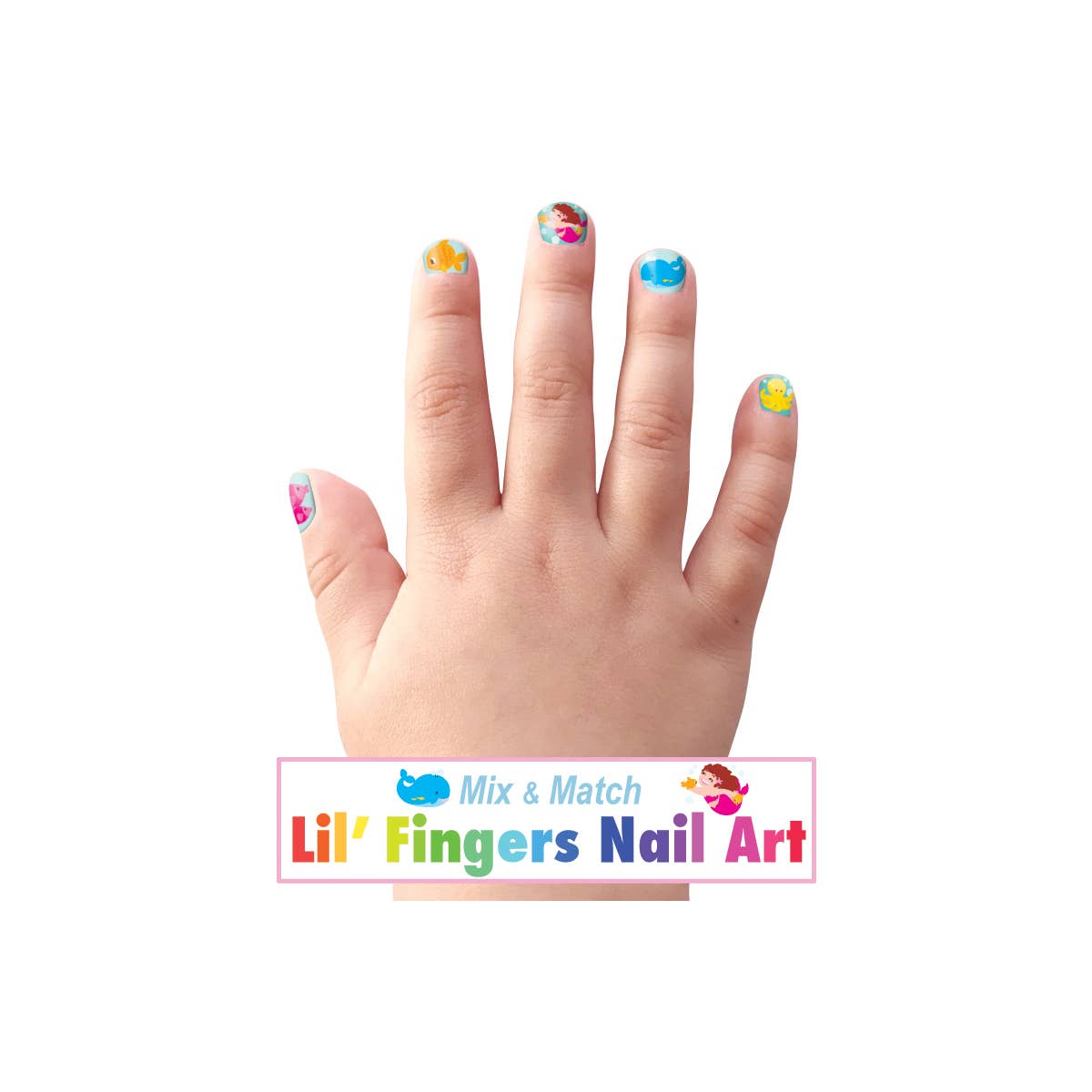 Lil' Fingers Nail Art- Mermaids & Friends