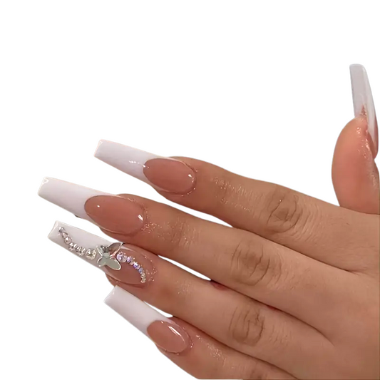Butterfly Frost Nails