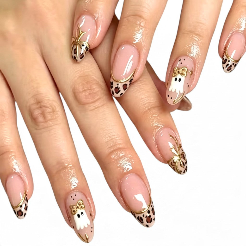 Purranormal Activity Long Almond Custom Fit Nails