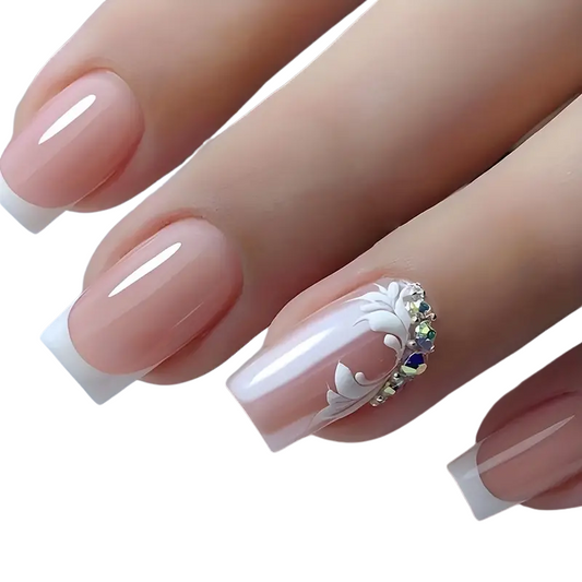 Elegance Etched Nails