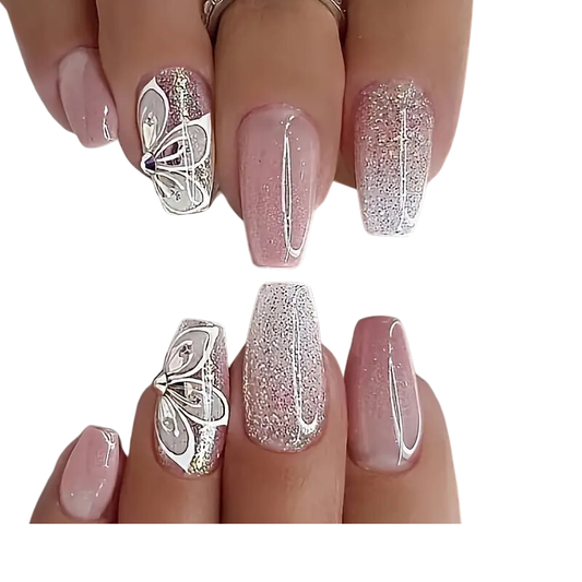 Flirt and Flutter Nails