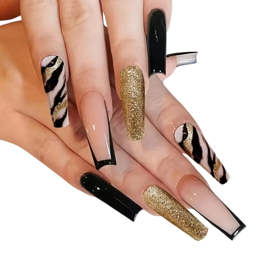 Gilded Edge Nails