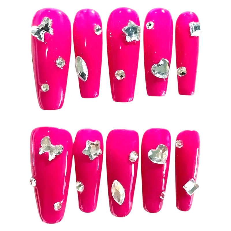 Charm Rush | Extra-Long Coffin Handmade Nails