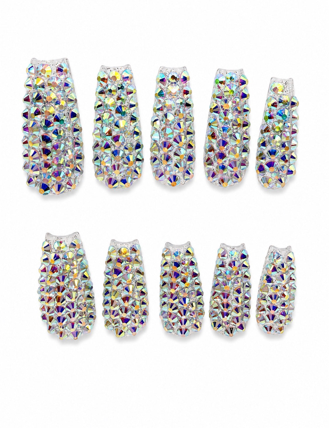 Prism Reign | Extra Long Coffin Handmade Nails