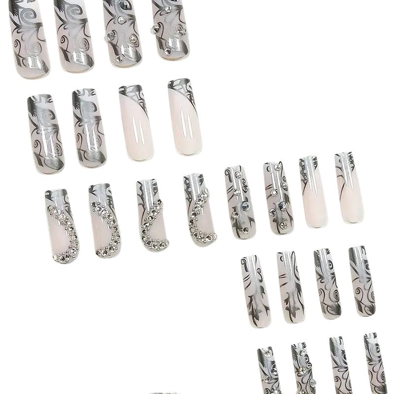 Diamond Draped Nails
