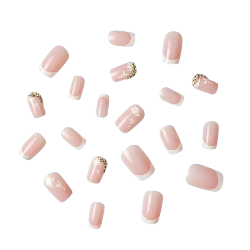 Elegance Etched Nails