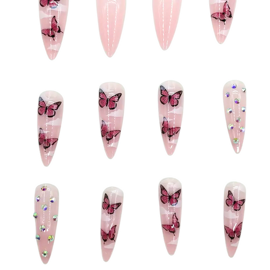 Cotton Candy Skies Nails