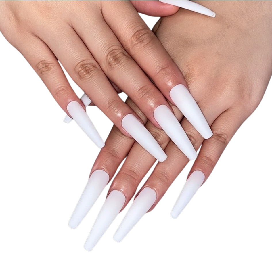 Velvet Vibes | XL Coffin Press-On Nails | Matte  Statement Nails