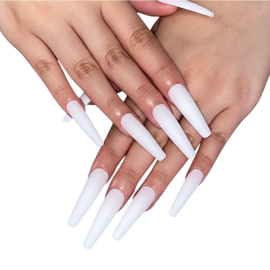 Velvet Vibes | XL Coffin Press-On Nails | Matte  Statement Nails