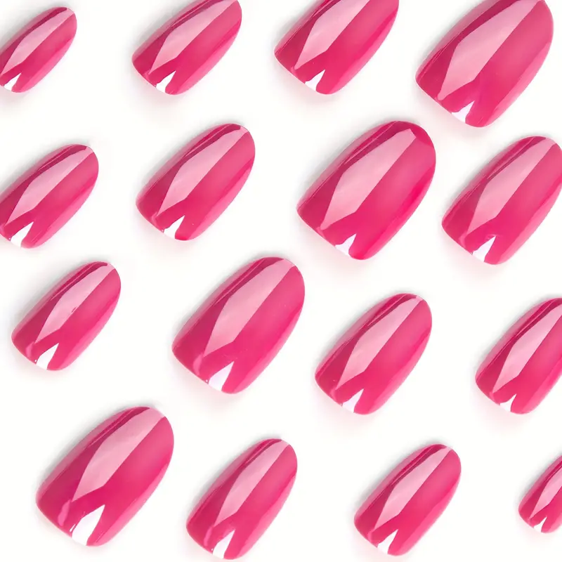Gloss & Go Long Oval Press-On Nails | Glossy Solid Color