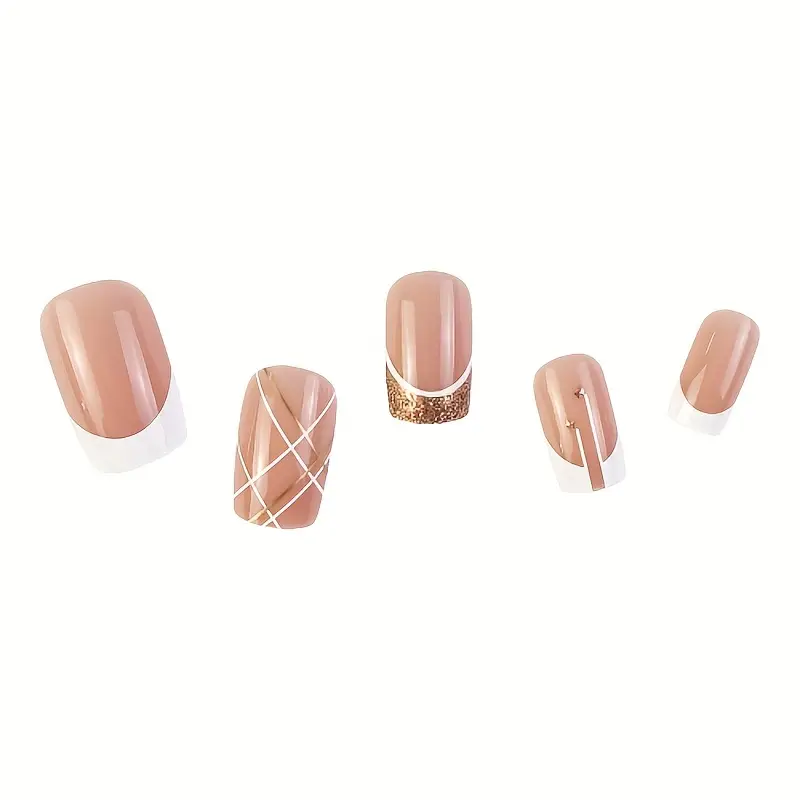 Criss Cross French Tip