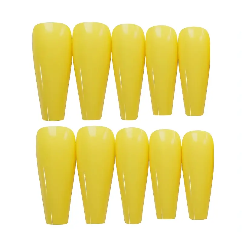 Lemon Drip Nails