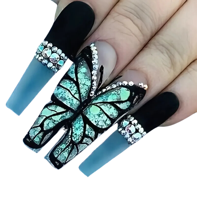 Green Butterfly Sparkle