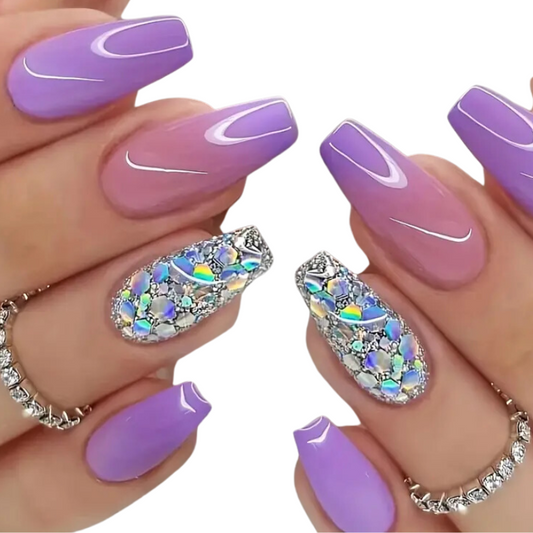 Lavender Luxe Nails