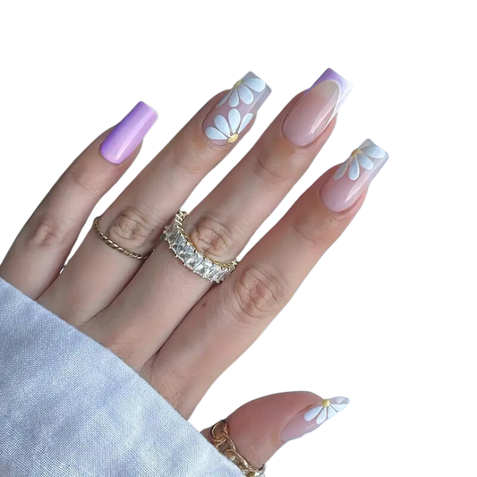 Lilac Bloom Nails