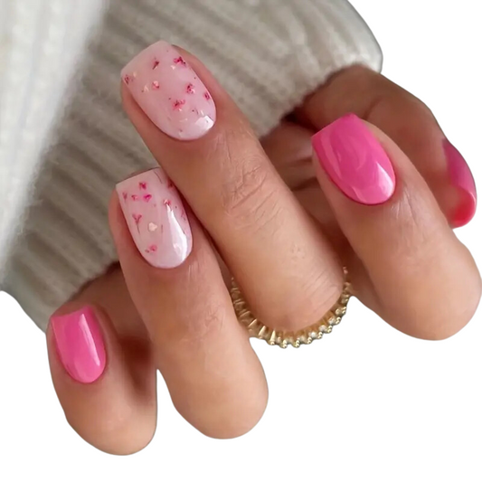 Pink Pop Rocks Nails