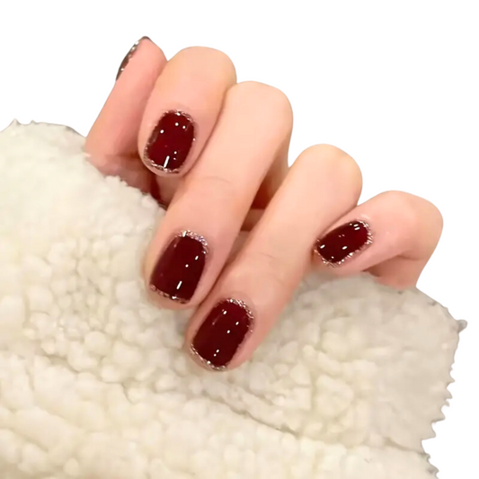 Crushed Velvet Nails