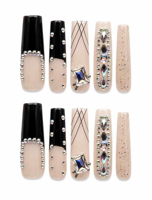 Runway Royalty 4XL Luxe Square Handmade Nails