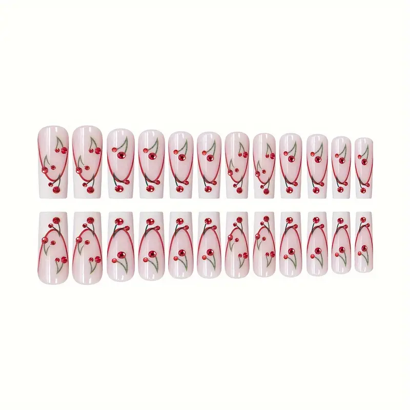 Cherry Crush Matching Nail & Toe Set