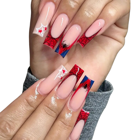 Spider Glam Nails