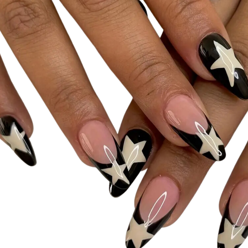 Starlit Tip Nails