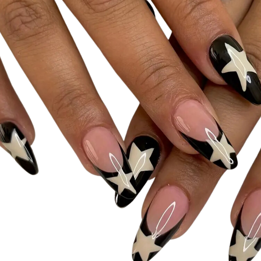 Starlit Tip Nails
