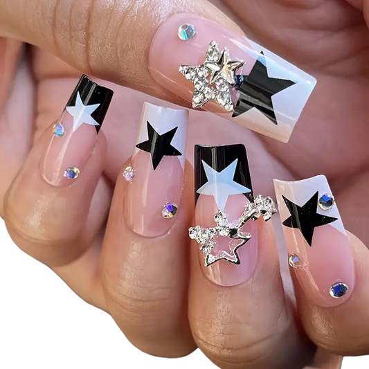 Stellar Contrast Nails