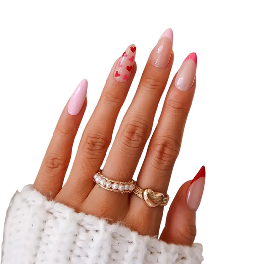 Sweetheart Tips Nails