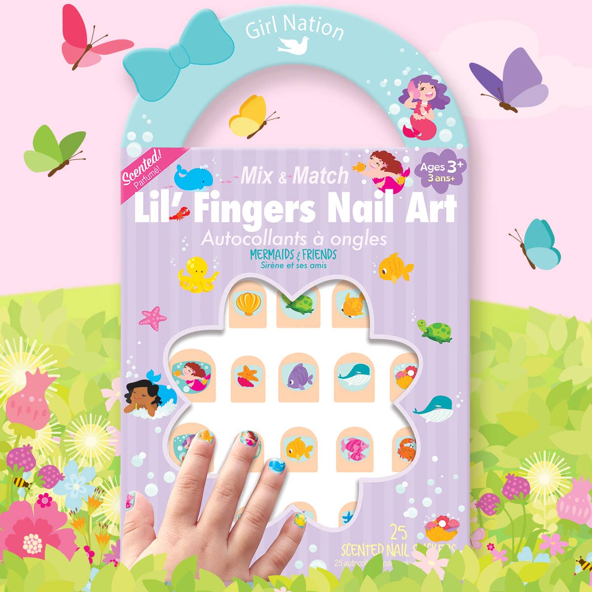 Lil' Fingers Nail Art- Mermaids & Friends