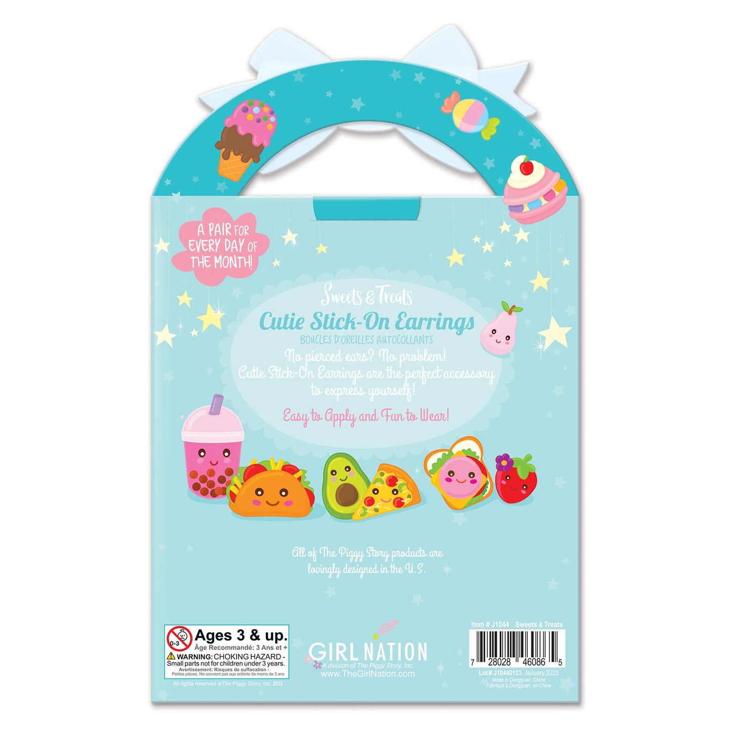 Cutie Stick-On Earrings | Sweets & Treats